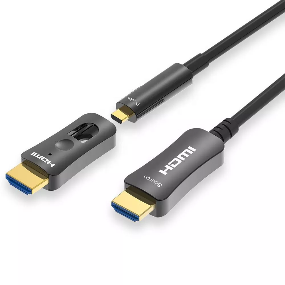 Aktiv optisk HDMI Type-A til Type-D