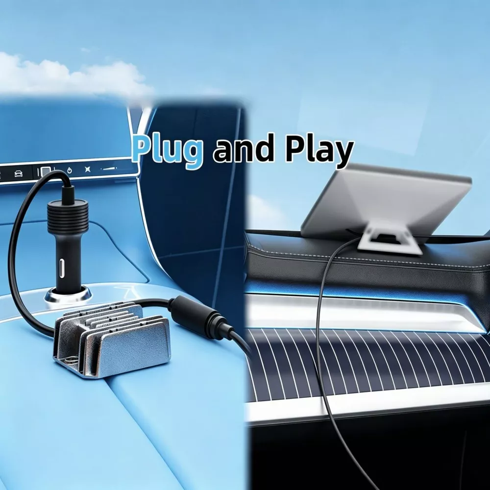 Starlink Boost Car Charger to DC Female Cable